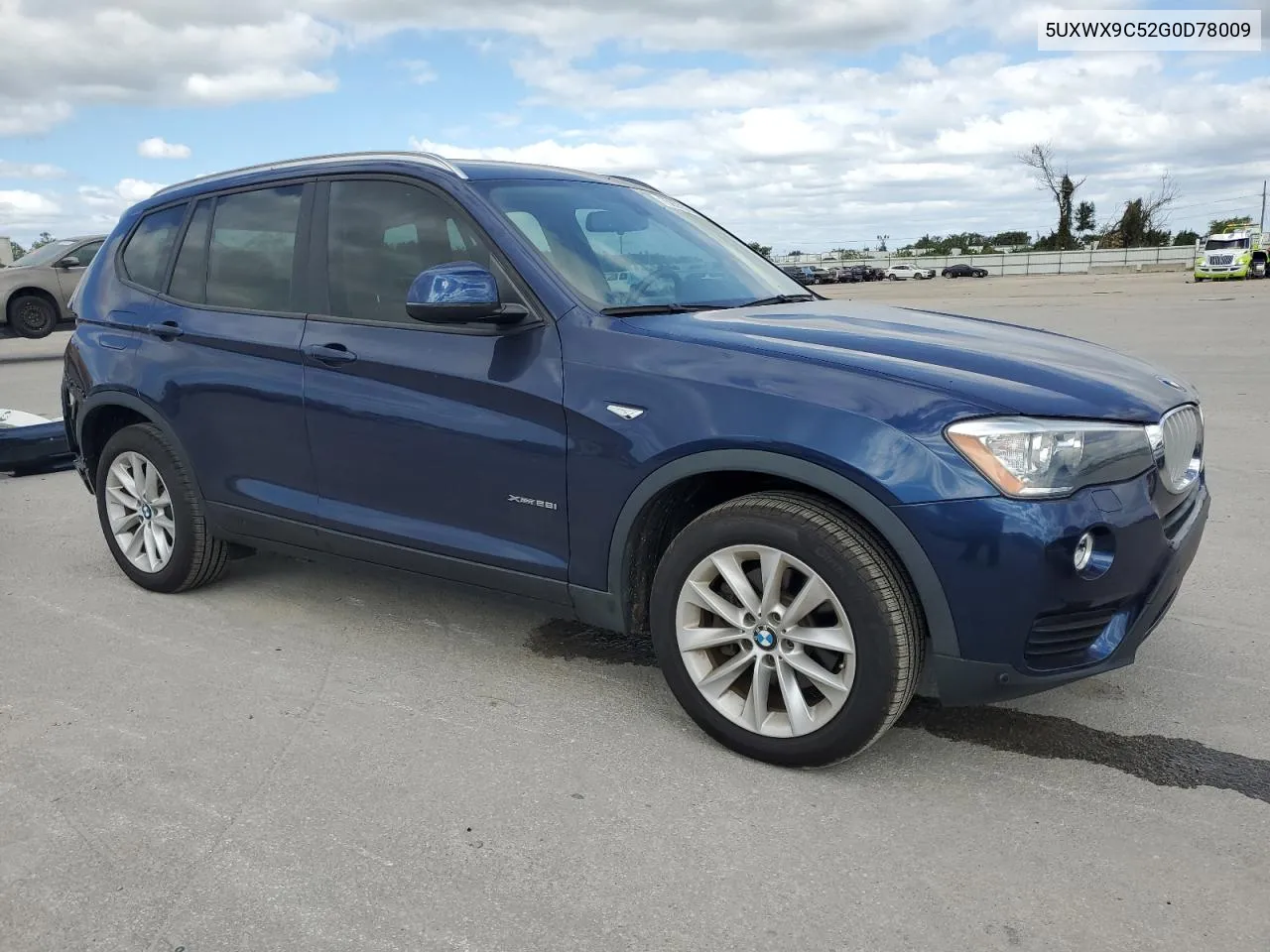 2016 BMW X3 xDrive28I VIN: 5UXWX9C52G0D78009 Lot: 75003564