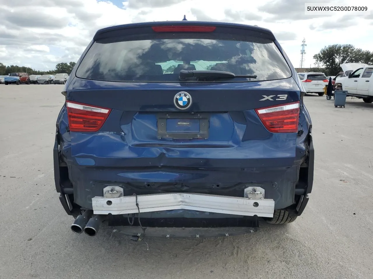 2016 BMW X3 xDrive28I VIN: 5UXWX9C52G0D78009 Lot: 75003564