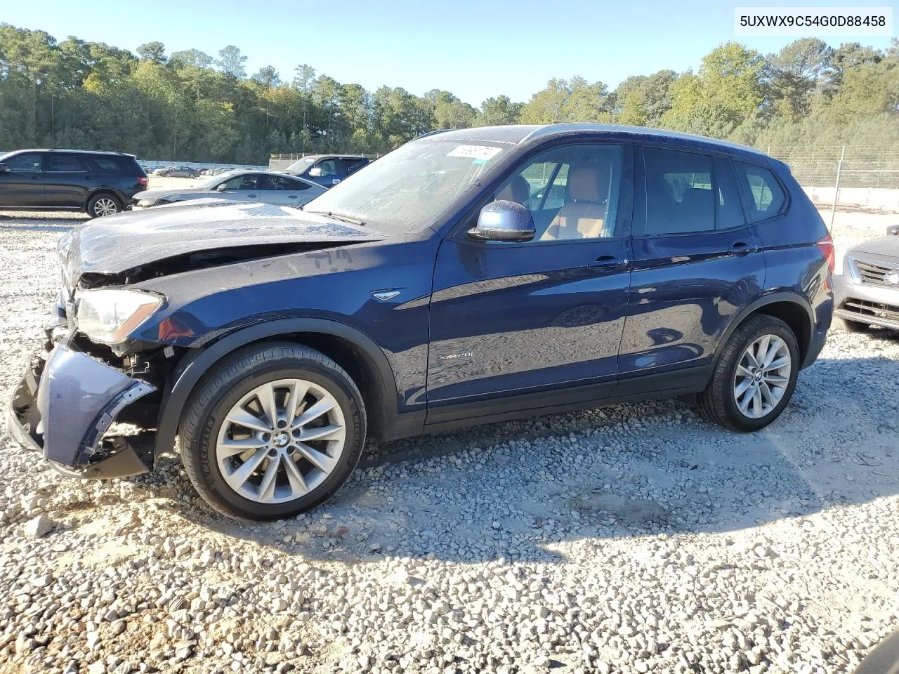 2016 BMW X3 xDrive28I VIN: 5UXWX9C54G0D88458 Lot: 75396174