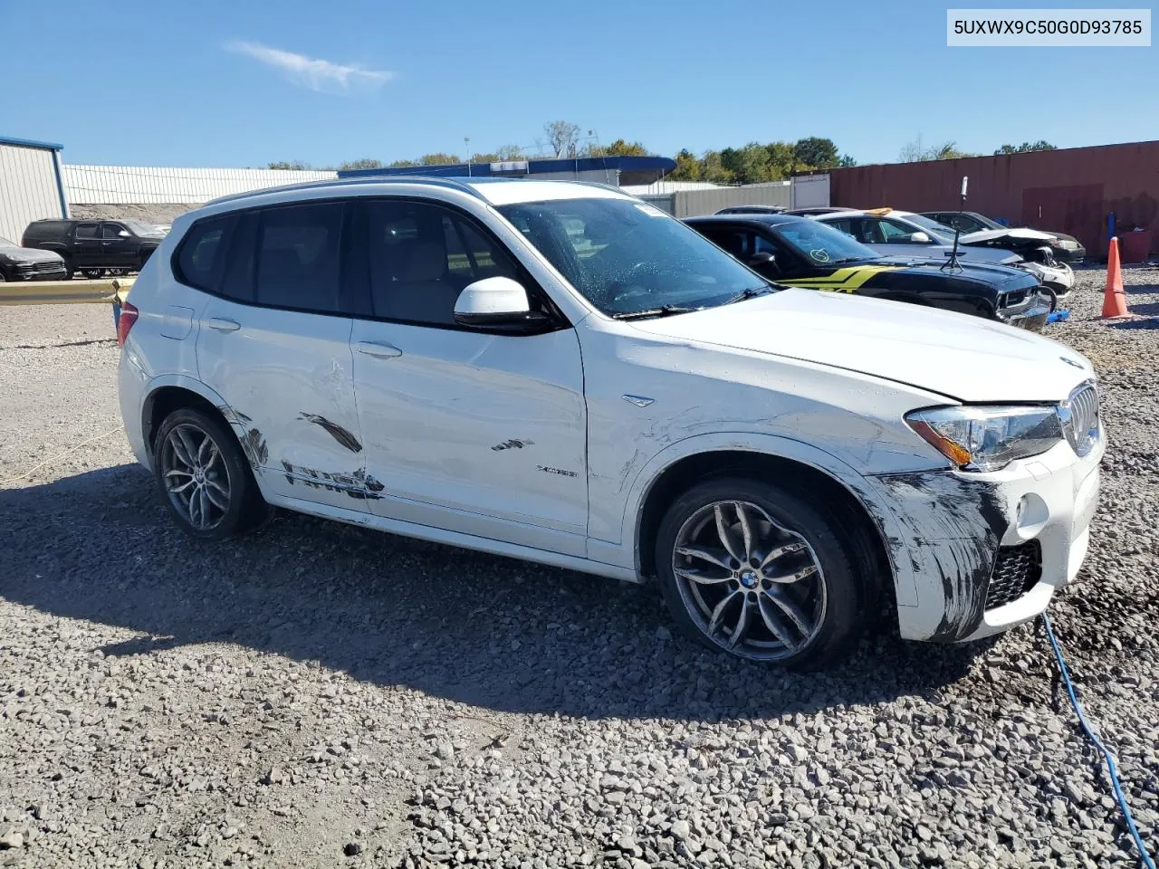 2016 BMW X3 xDrive28I VIN: 5UXWX9C50G0D93785 Lot: 76963594