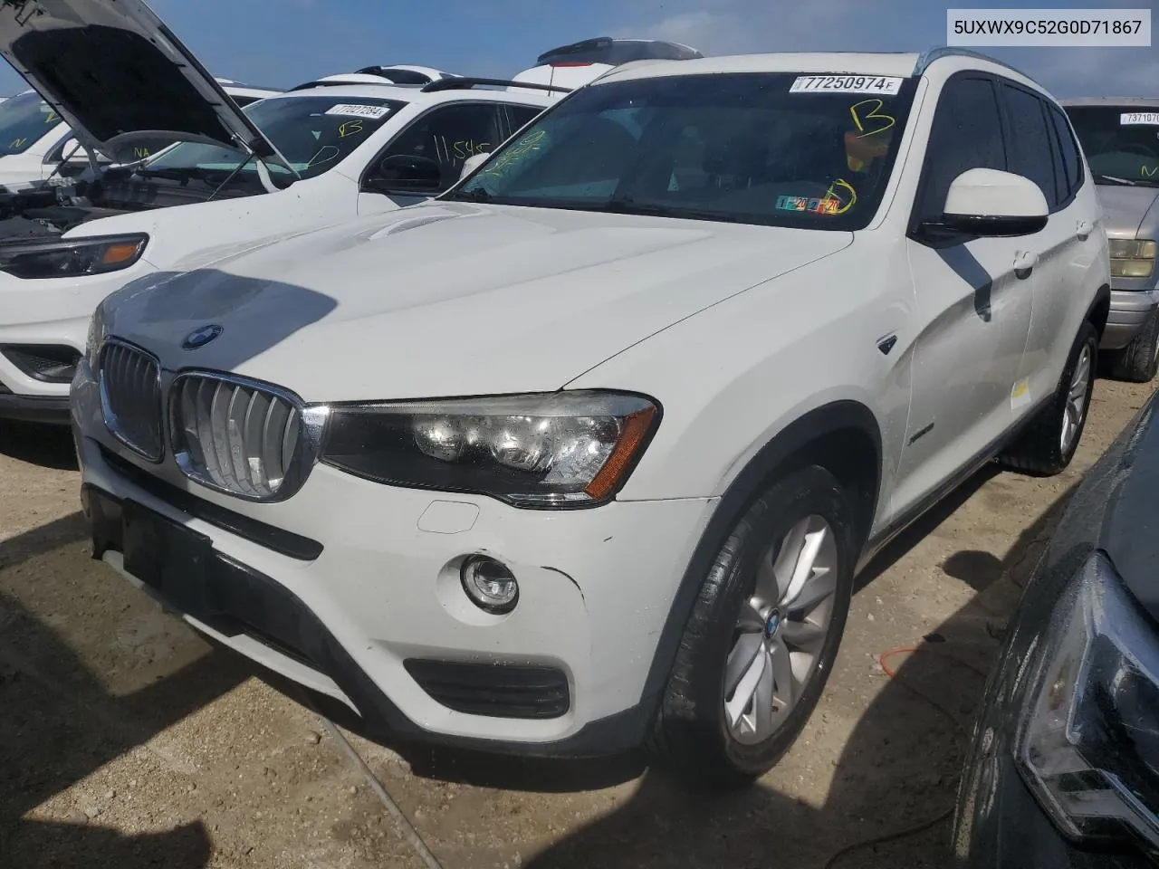 5UXWX9C52G0D71867 2016 BMW X3 xDrive28I