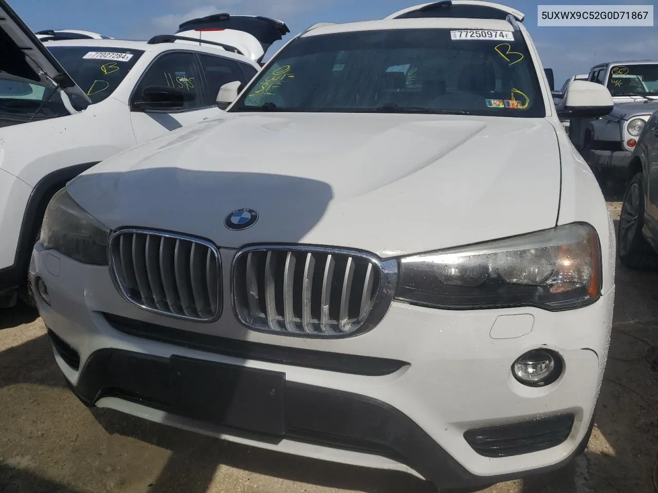 2016 BMW X3 xDrive28I VIN: 5UXWX9C52G0D71867 Lot: 77250974