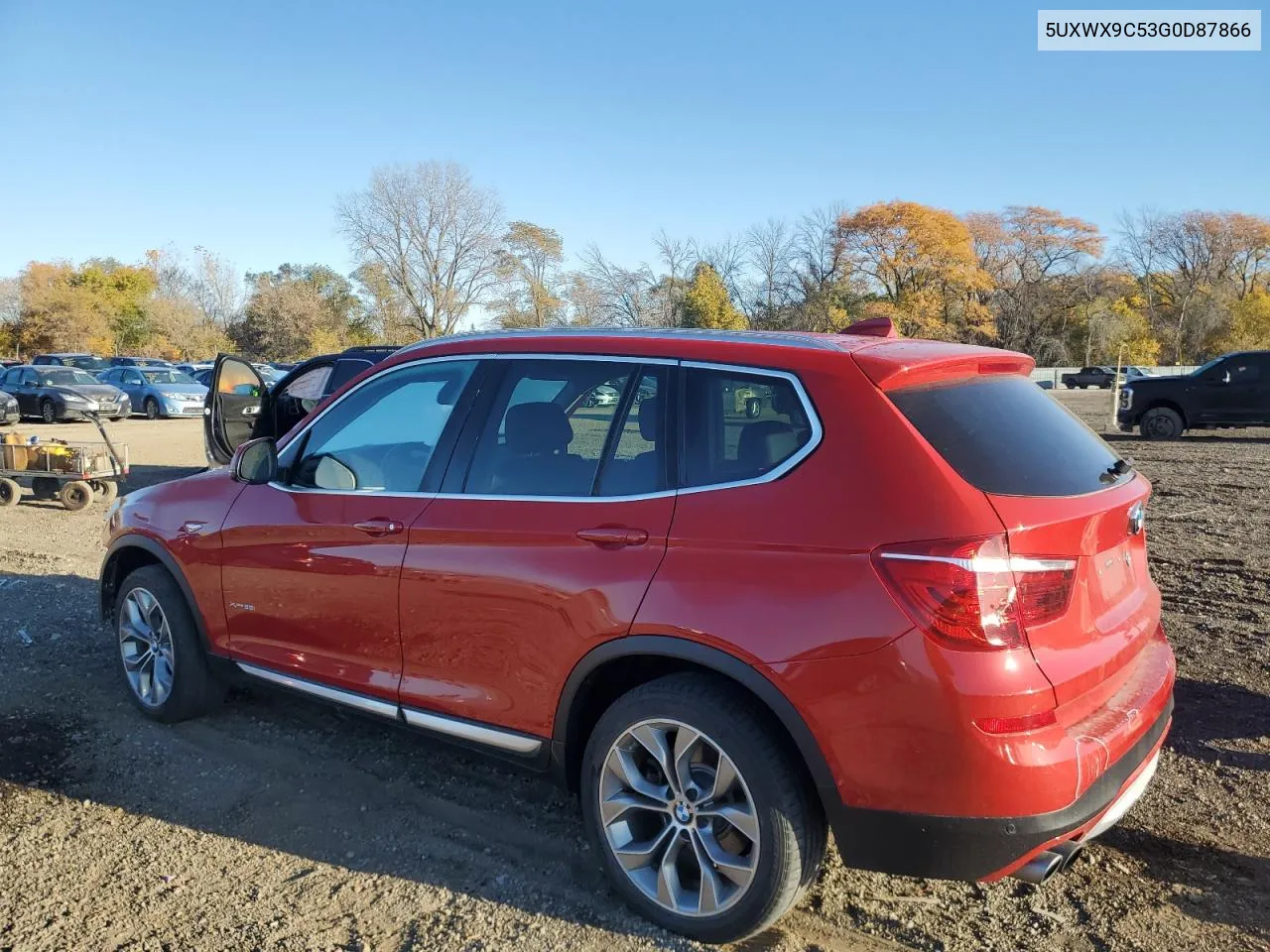 2016 BMW X3 xDrive28I VIN: 5UXWX9C53G0D87866 Lot: 77612974