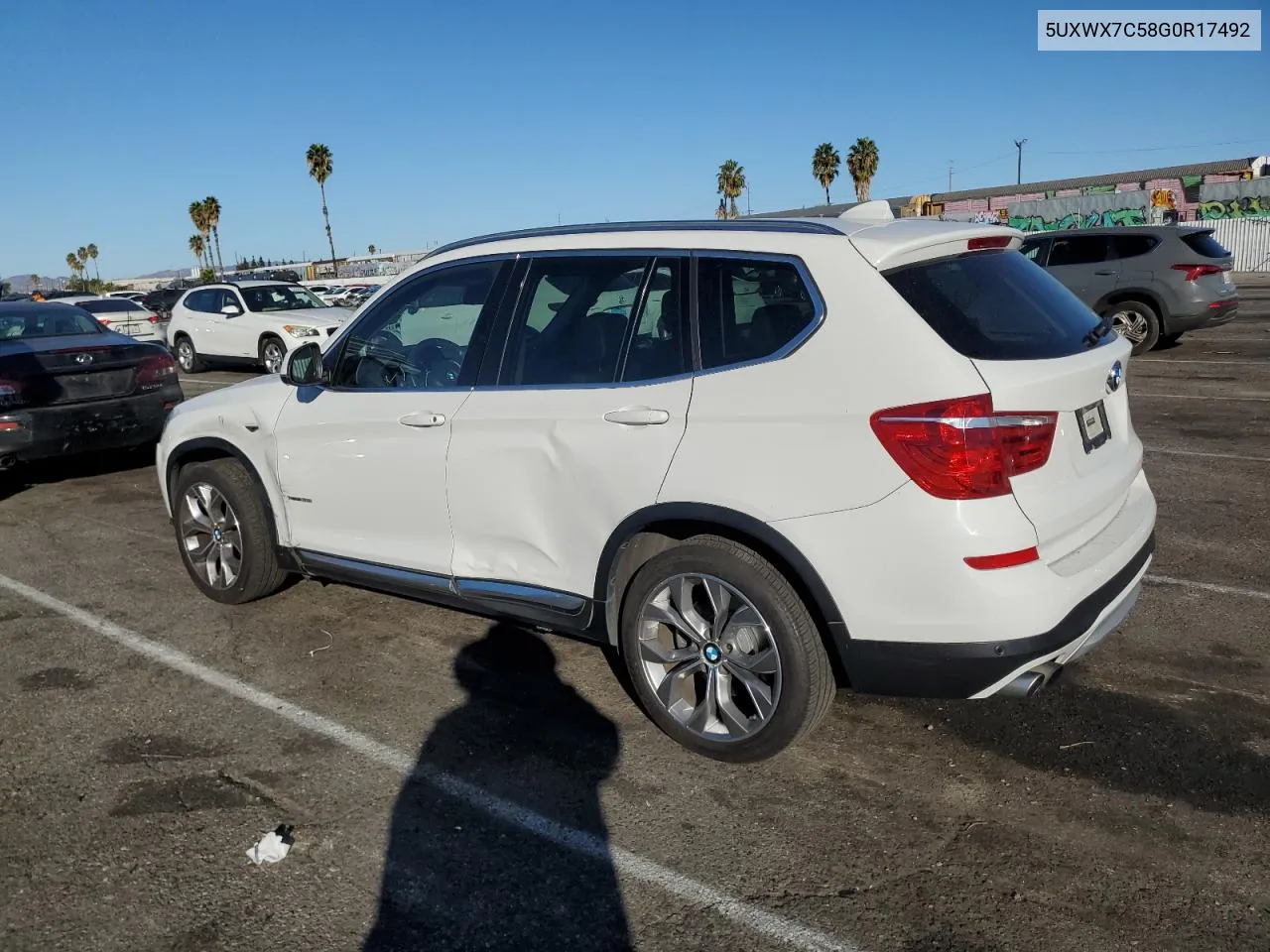 2016 BMW X3 xDrive35I VIN: 5UXWX7C58G0R17492 Lot: 78196444