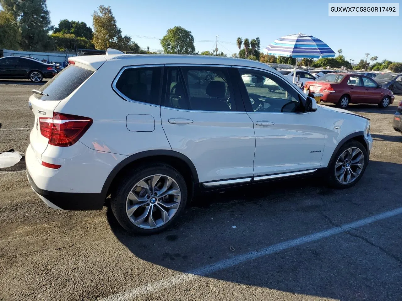 2016 BMW X3 xDrive35I VIN: 5UXWX7C58G0R17492 Lot: 78196444