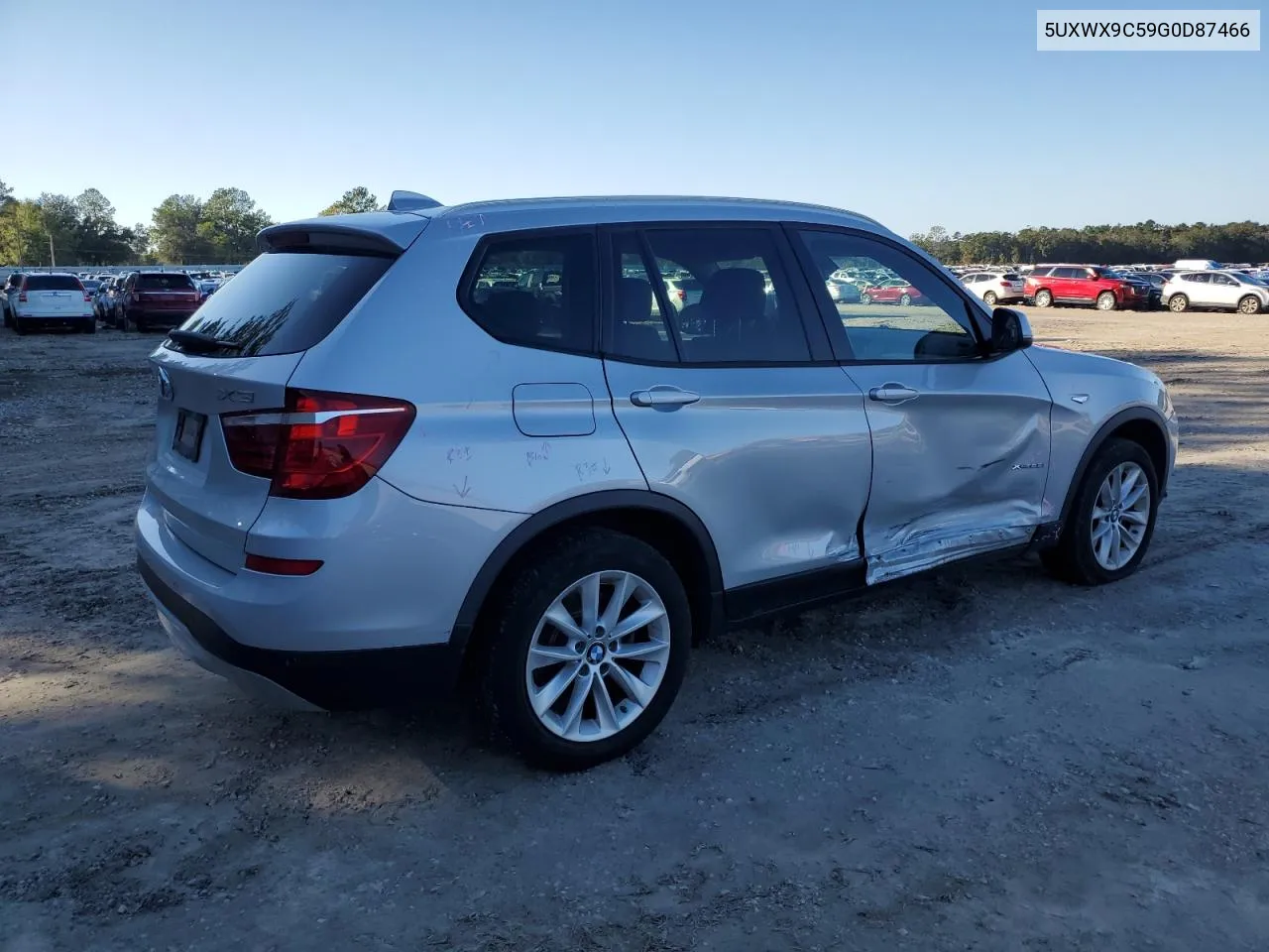 2016 BMW X3 xDrive28I VIN: 5UXWX9C59G0D87466 Lot: 81622214