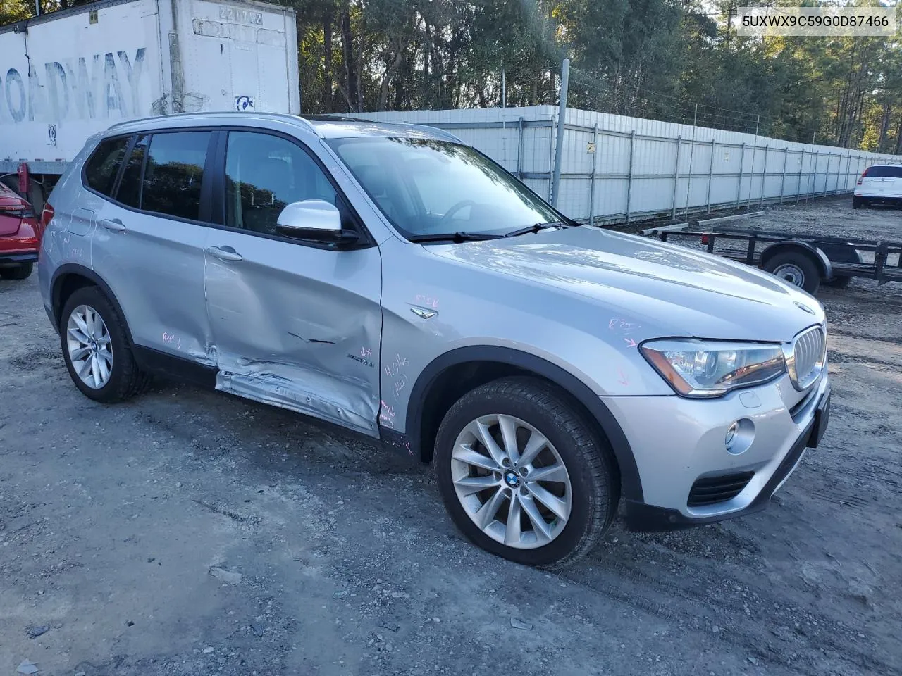 2016 BMW X3 xDrive28I VIN: 5UXWX9C59G0D87466 Lot: 81622214