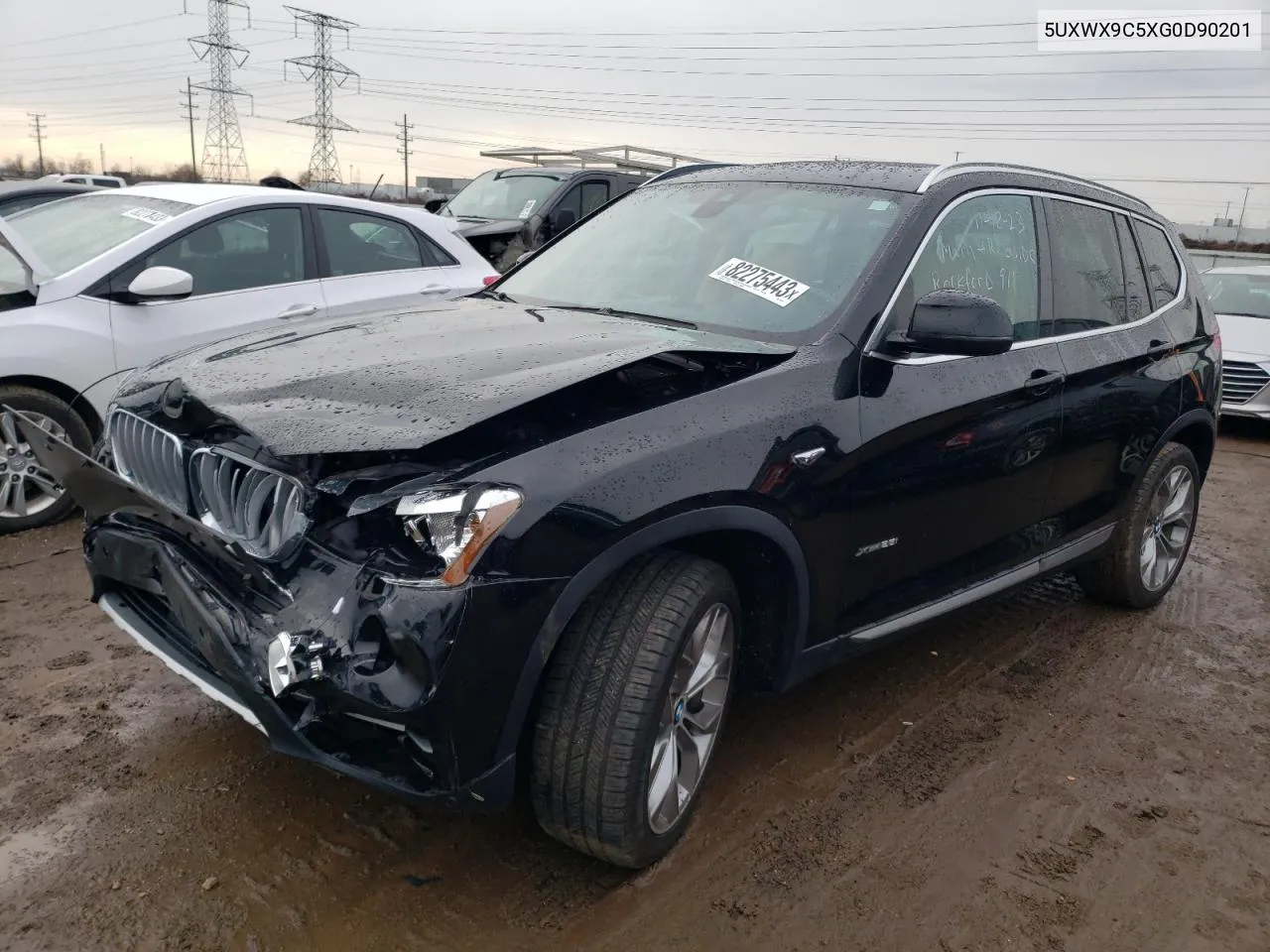 2016 BMW X3 xDrive28I VIN: 5UXWX9C5XG0D90201 Lot: 82275443