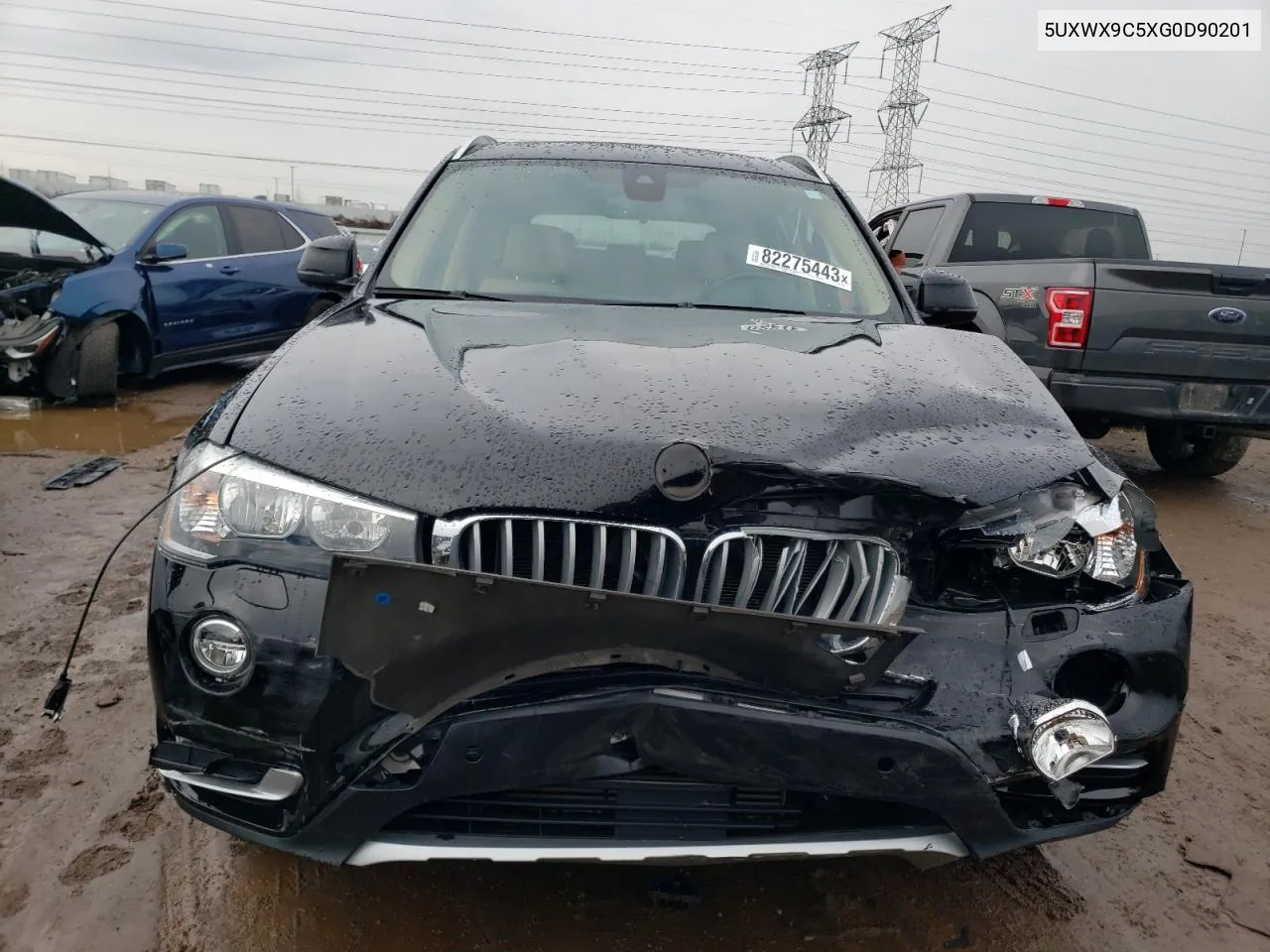 2016 BMW X3 xDrive28I VIN: 5UXWX9C5XG0D90201 Lot: 82275443