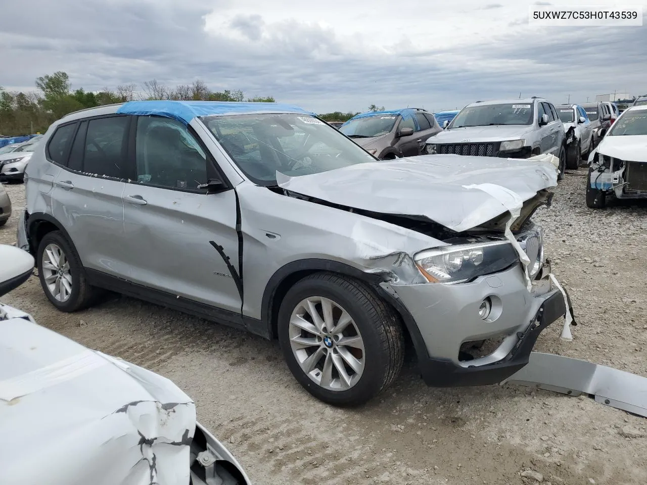 5UXWZ7C53H0T43539 2017 BMW X3 Sdrive28I