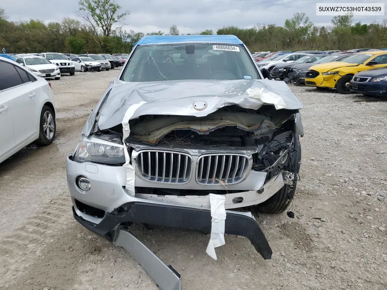 5UXWZ7C53H0T43539 2017 BMW X3 Sdrive28I