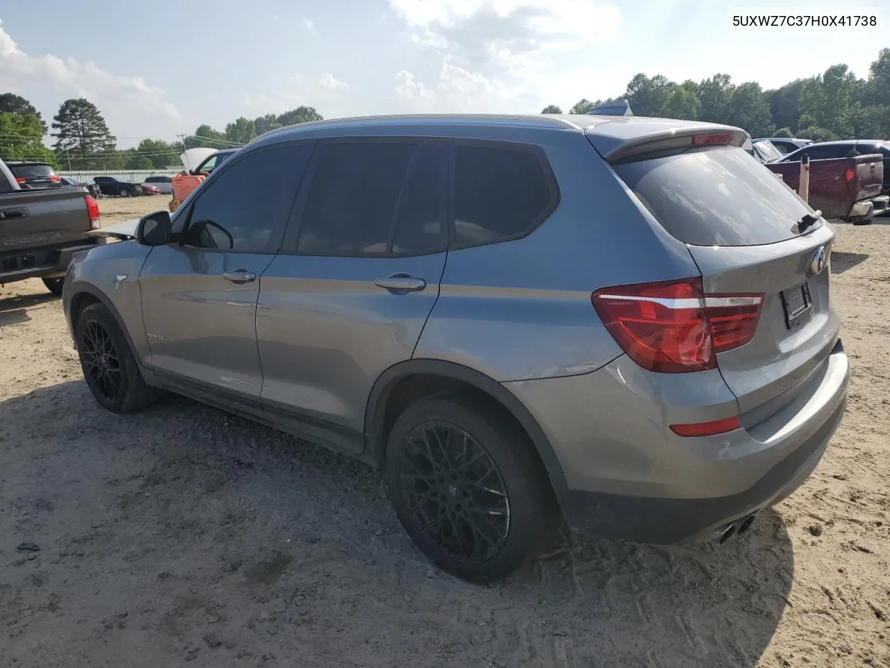 2017 BMW X3 Sdrive28I VIN: 5UXWZ7C37H0X41738 Lot: 53854384