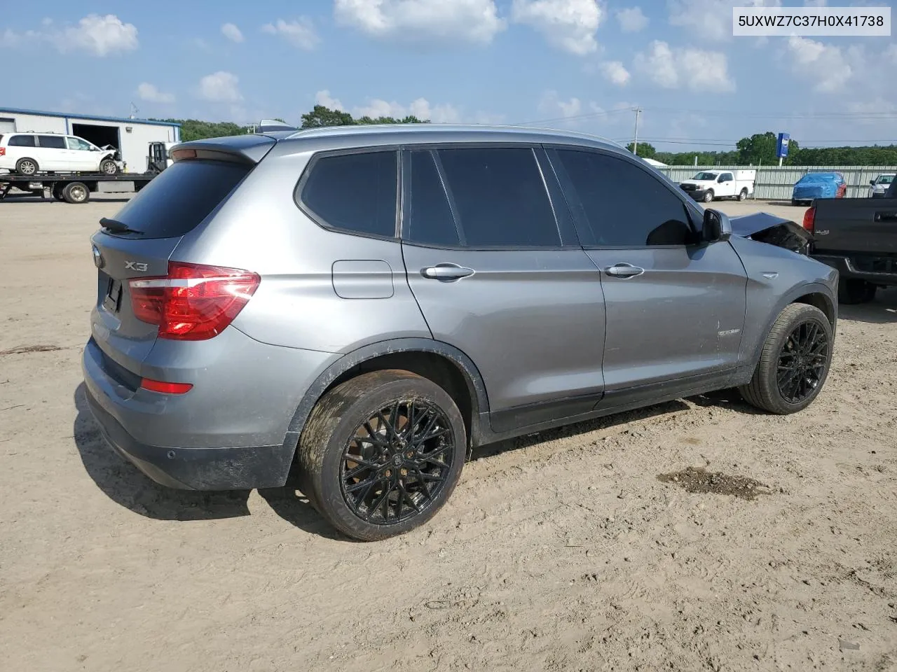 2017 BMW X3 Sdrive28I VIN: 5UXWZ7C37H0X41738 Lot: 53854384