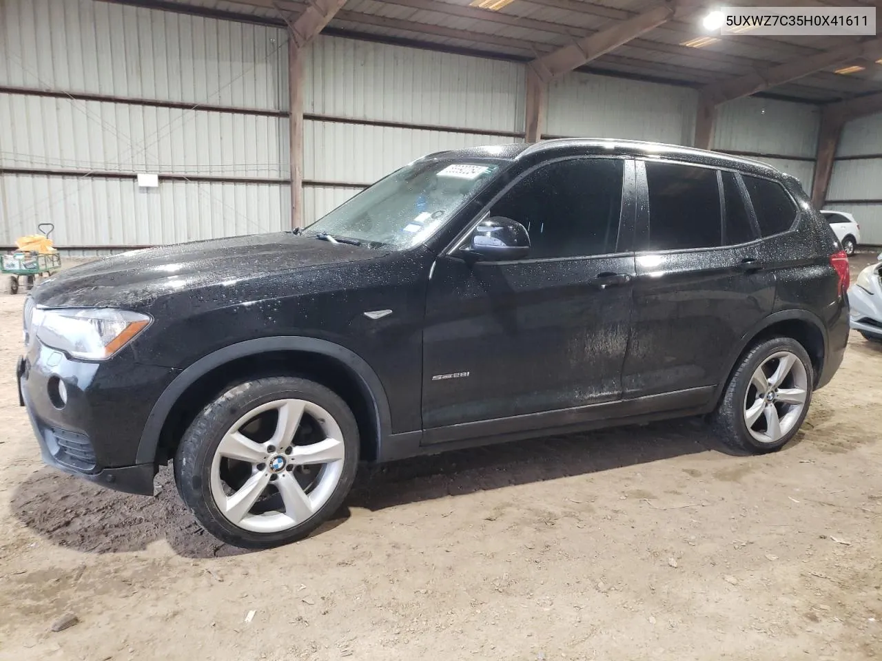 2017 BMW X3 Sdrive28I VIN: 5UXWZ7C35H0X41611 Lot: 55390054