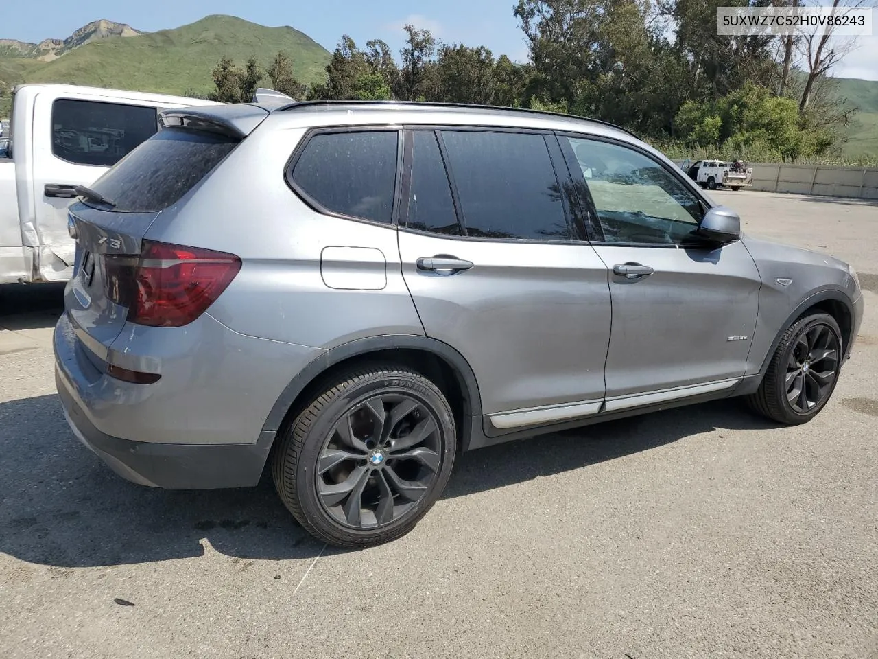 2017 BMW X3 Sdrive28I VIN: 5UXWZ7C52H0V86243 Lot: 57542924