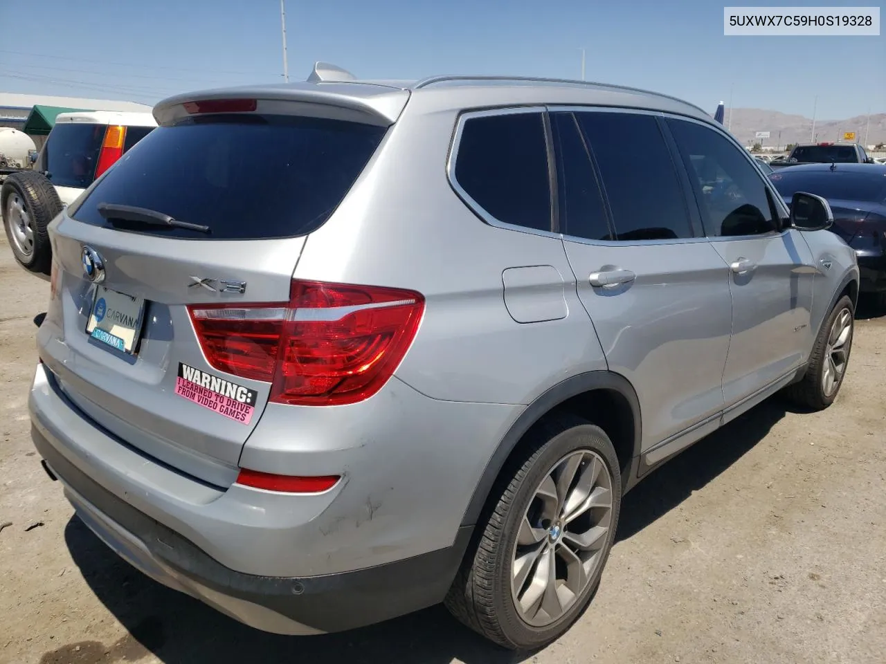 2017 BMW X3 xDrive35I VIN: 5UXWX7C59H0S19328 Lot: 58174804