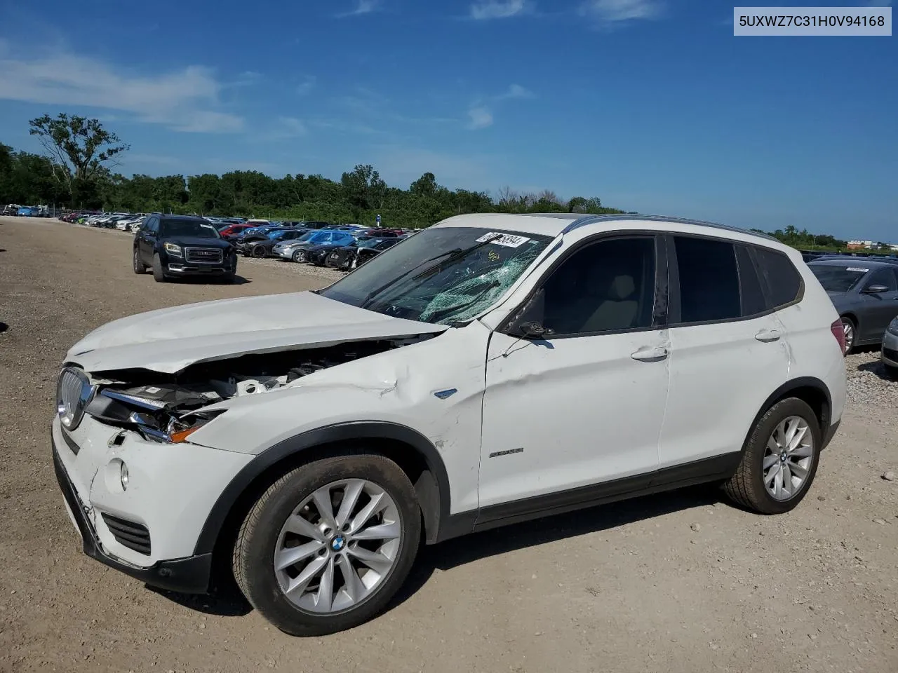 2017 BMW X3 Sdrive28I VIN: 5UXWZ7C31H0V94168 Lot: 60245894