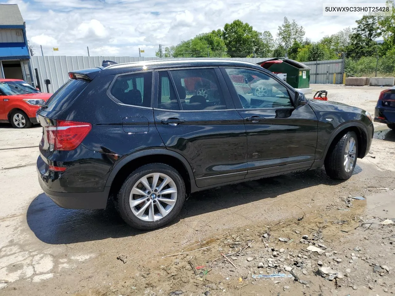 2017 BMW X3 xDrive28I VIN: 5UXWX9C33H0T25428 Lot: 62034454