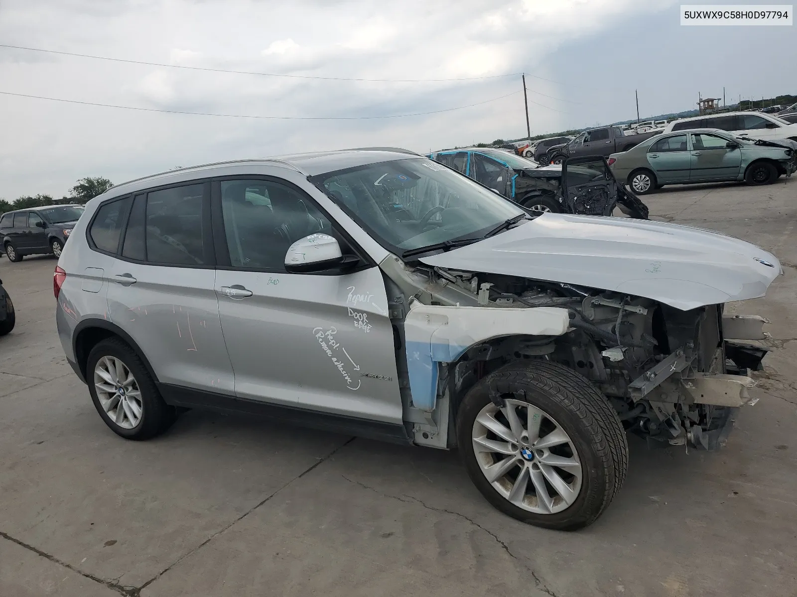 5UXWX9C58H0D97794 2017 BMW X3 xDrive28I