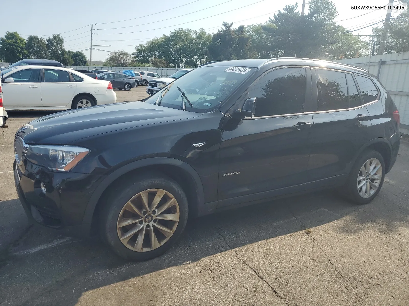 2017 BMW X3 xDrive28I VIN: 5UXWX9C55H0T03495 Lot: 64645424