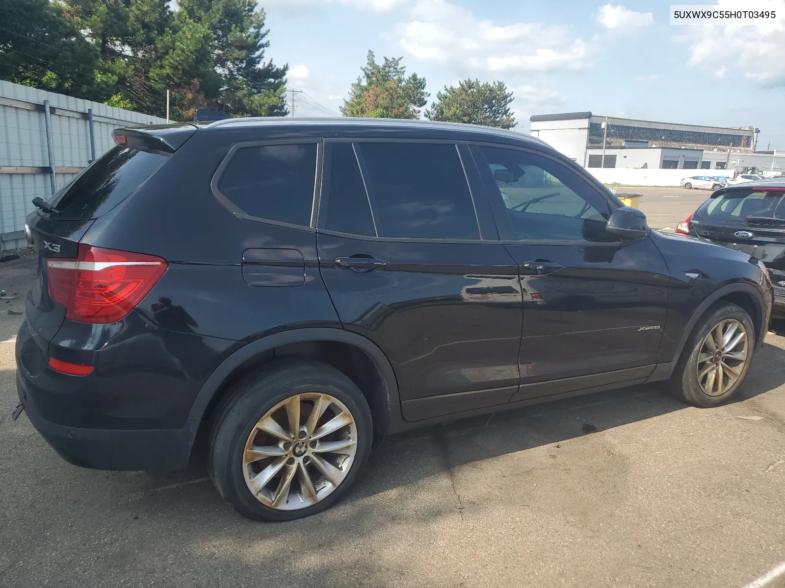 2017 BMW X3 xDrive28I VIN: 5UXWX9C55H0T03495 Lot: 64645424