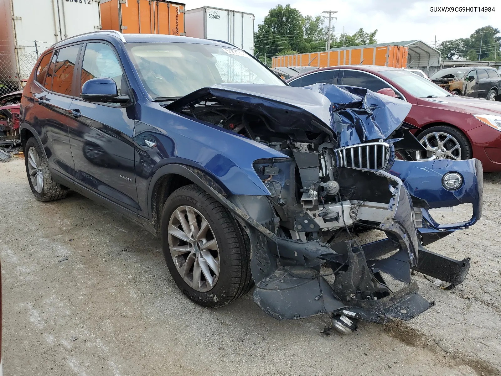 5UXWX9C59H0T14984 2017 BMW X3 xDrive28I