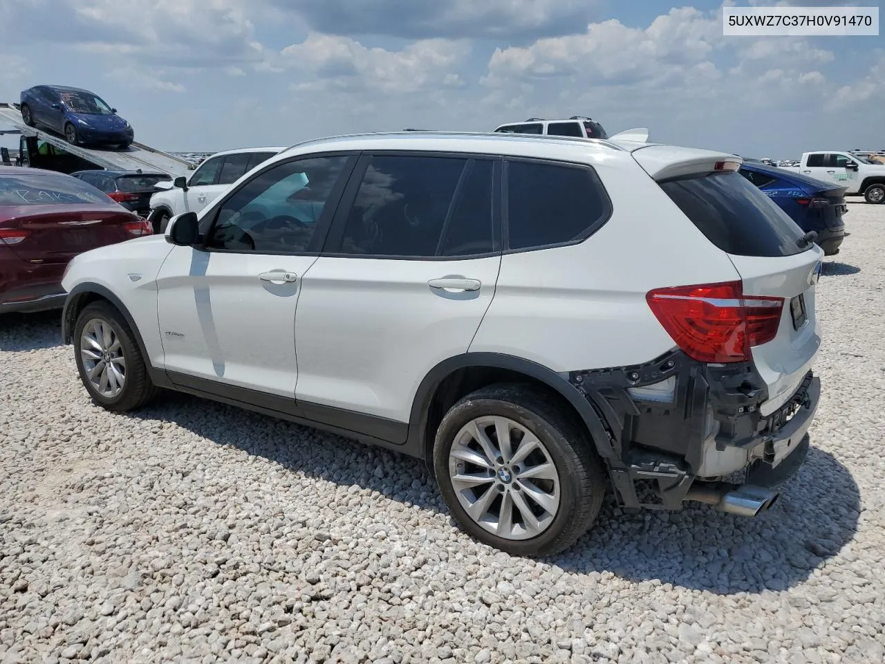 2017 BMW X3 Sdrive28I VIN: 5UXWZ7C37H0V91470 Lot: 65079774