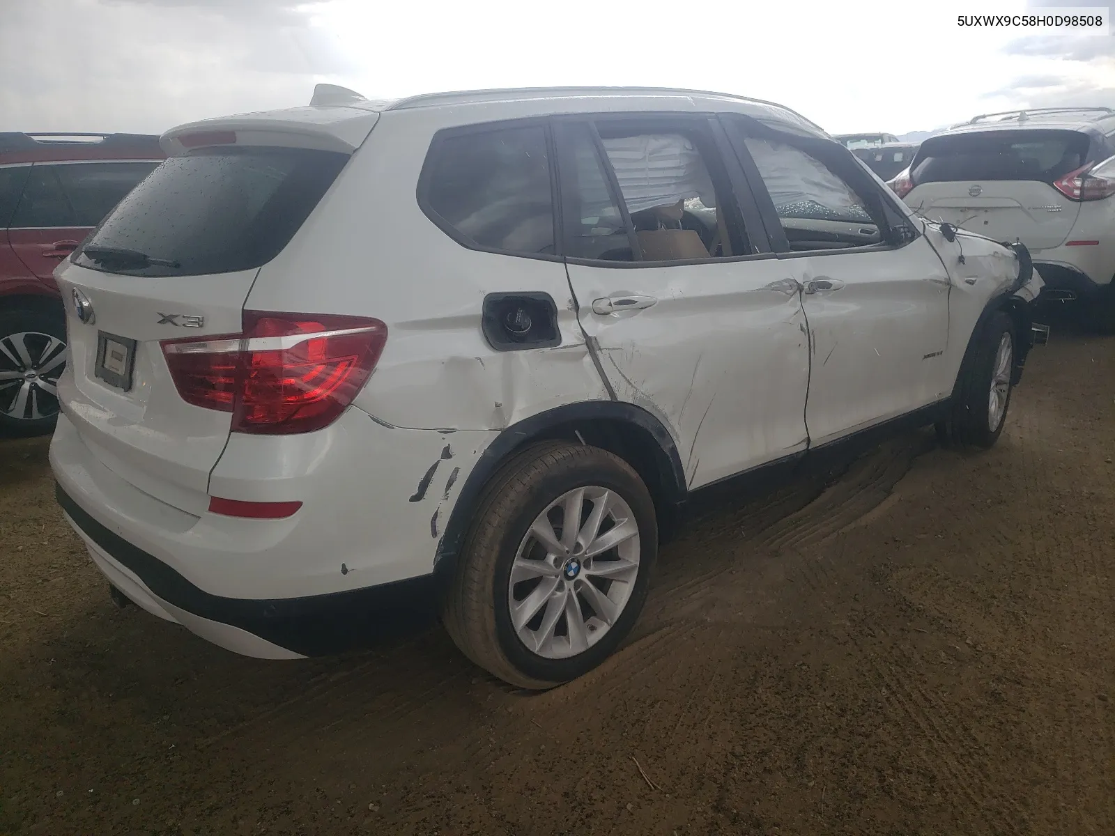 2017 BMW X3 xDrive28I VIN: 5UXWX9C58H0D98508 Lot: 65375574