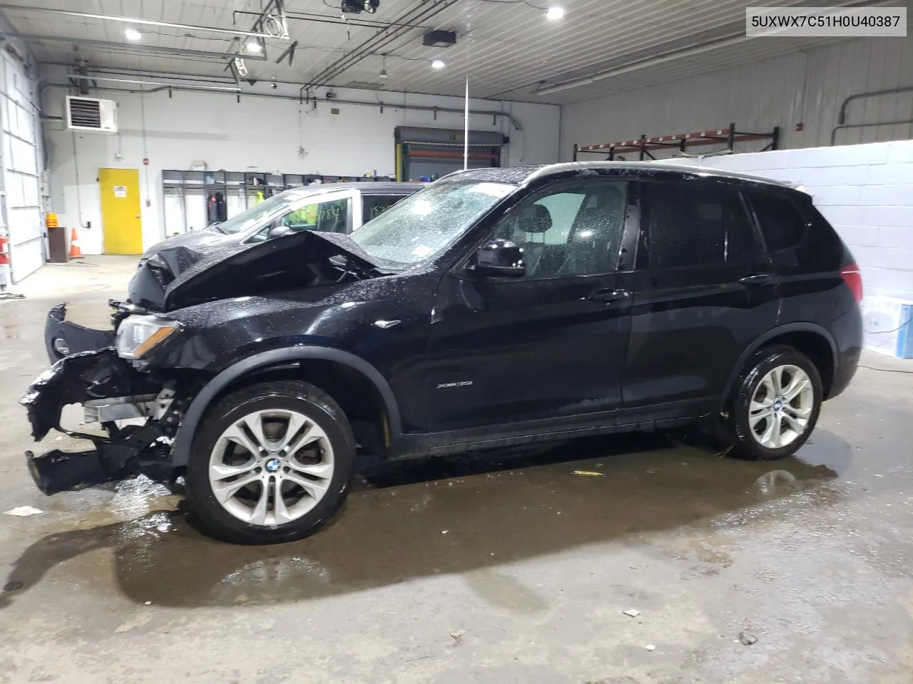 2017 BMW X3 xDrive35I VIN: 5UXWX7C51H0U40387 Lot: 65393194