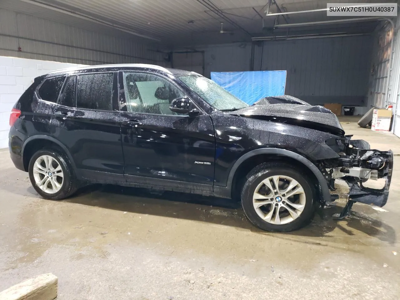 2017 BMW X3 xDrive35I VIN: 5UXWX7C51H0U40387 Lot: 65393194