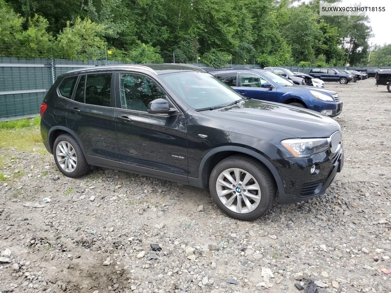 2017 BMW X3 xDrive28I VIN: 5UXWX9C33H0T18155 Lot: 65520874