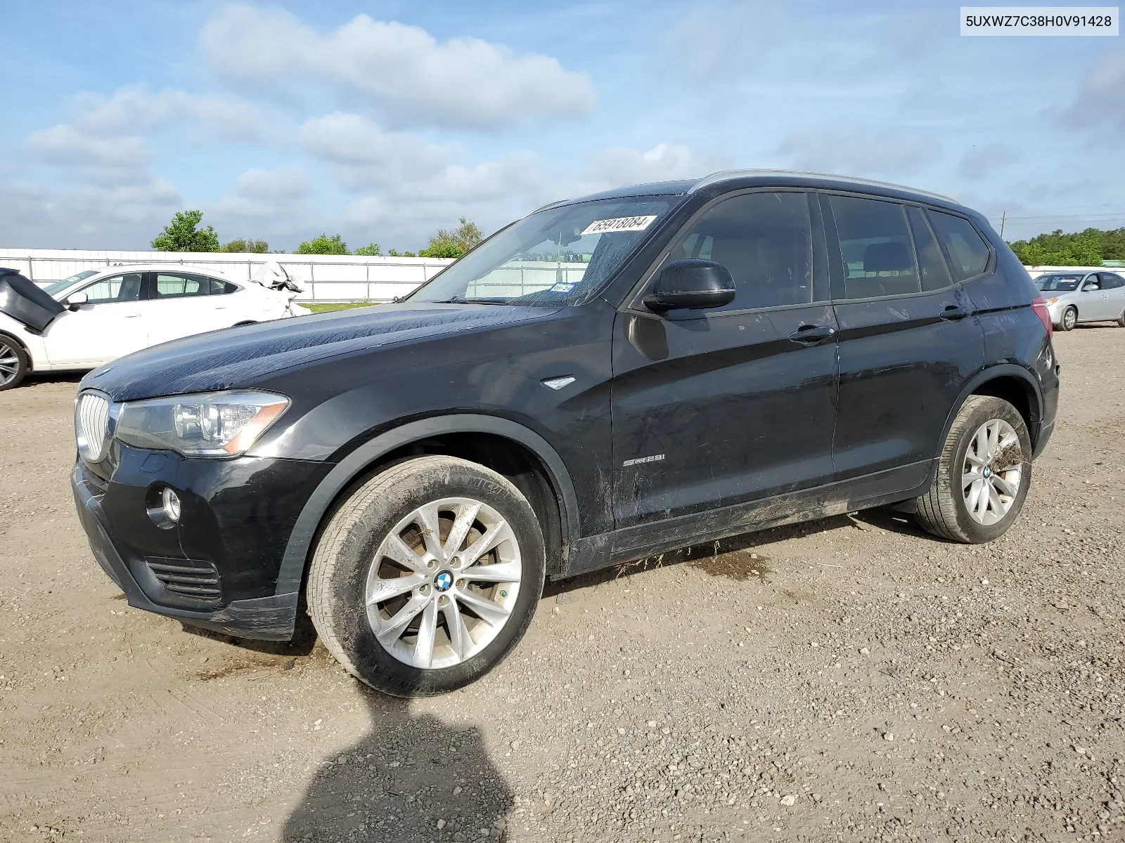 2017 BMW X3 Sdrive28I VIN: 5UXWZ7C38H0V91428 Lot: 65918084