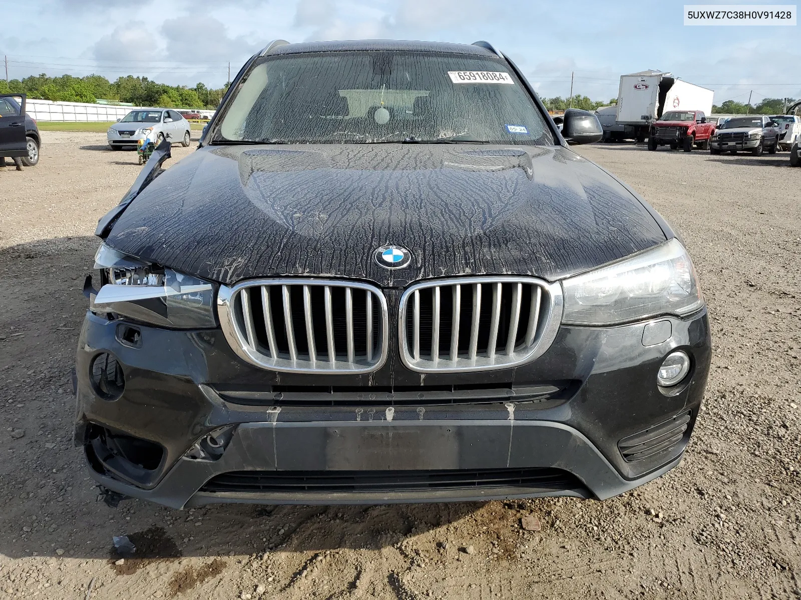 2017 BMW X3 Sdrive28I VIN: 5UXWZ7C38H0V91428 Lot: 65918084