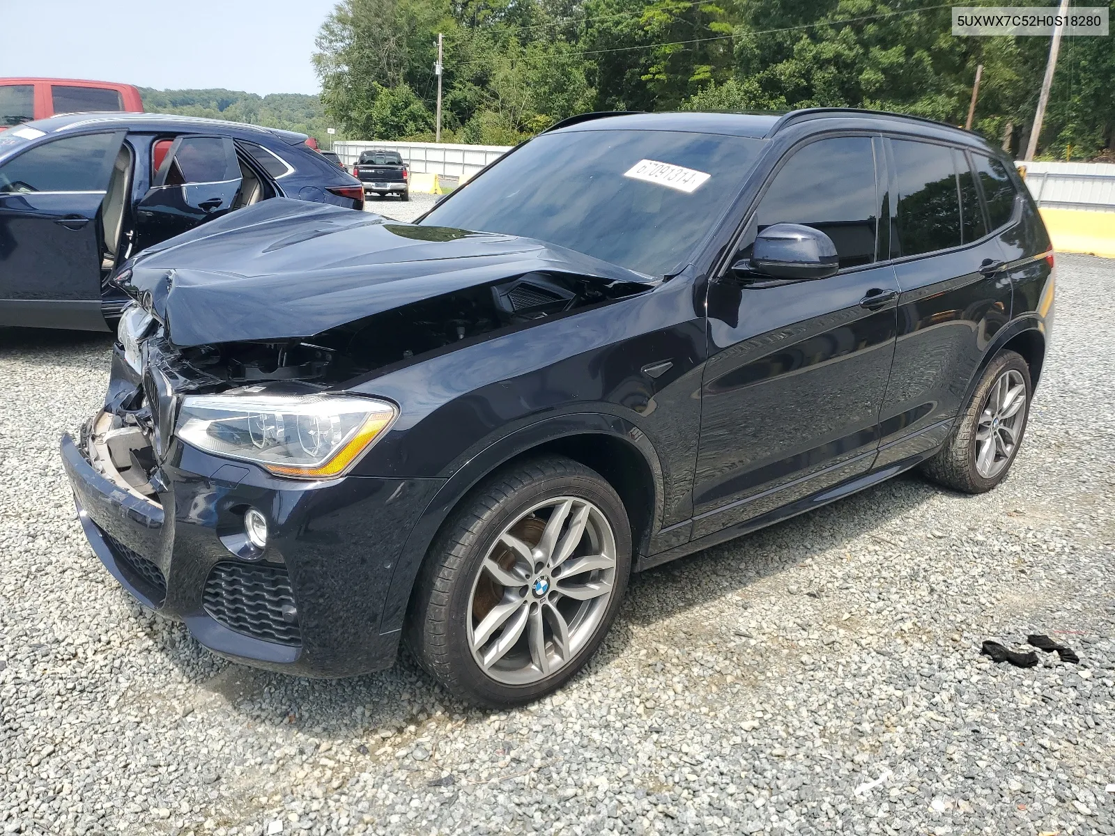 2017 BMW X3 xDrive35I VIN: 5UXWX7C52H0S18280 Lot: 67091314