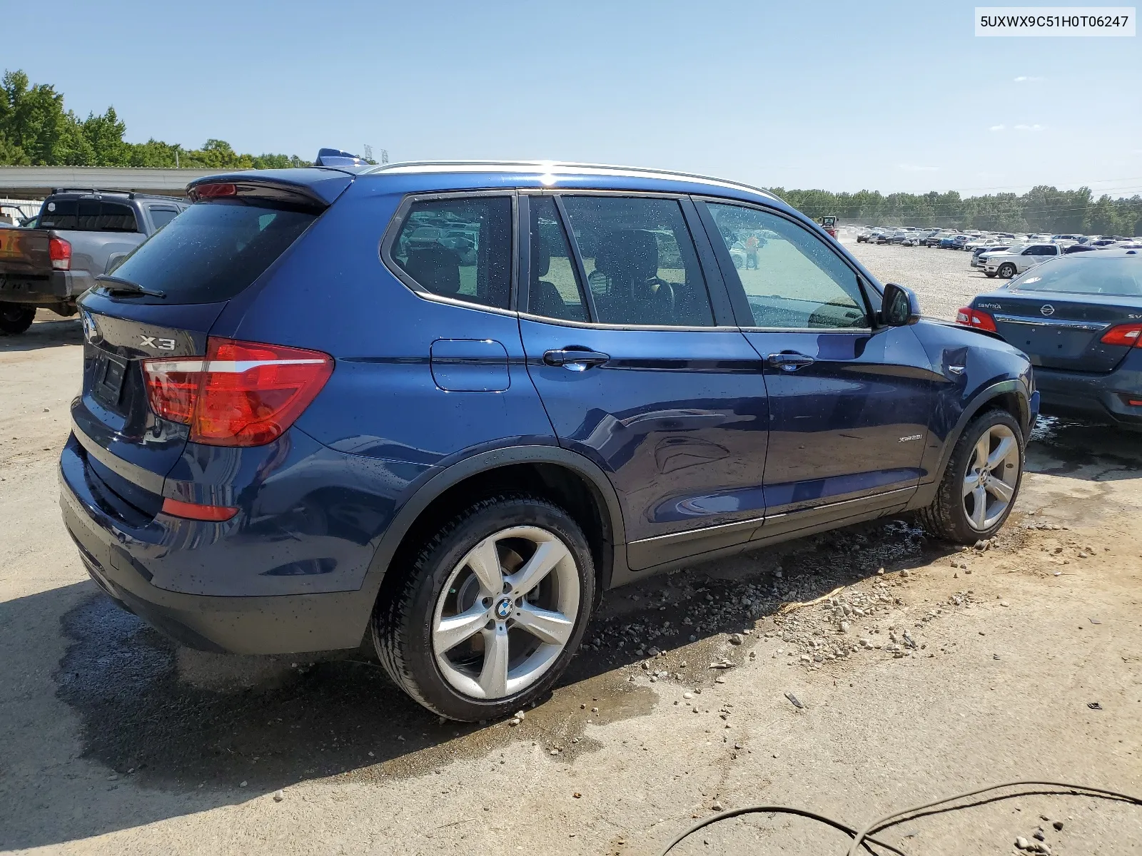 2017 BMW X3 xDrive28I VIN: 5UXWX9C51H0T06247 Lot: 67952894