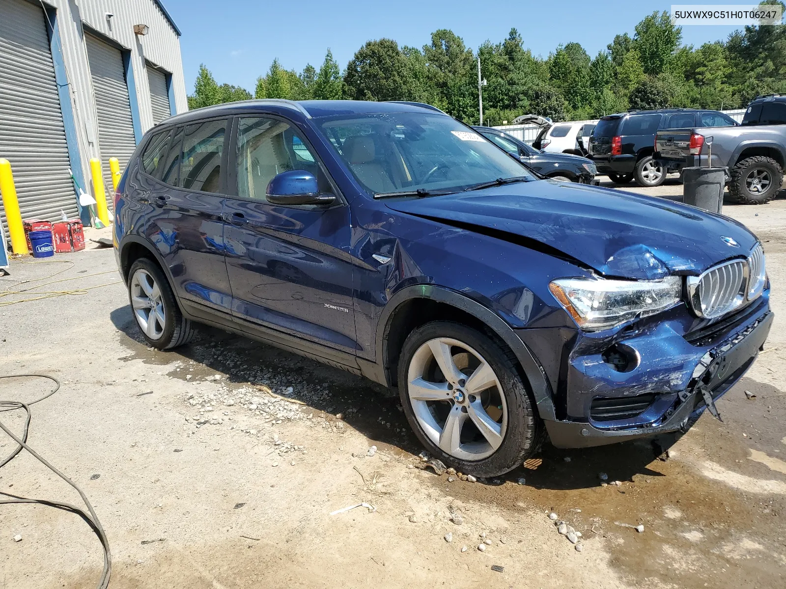 2017 BMW X3 xDrive28I VIN: 5UXWX9C51H0T06247 Lot: 67952894