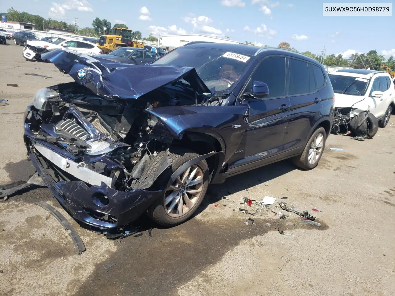 2017 BMW X3 xDrive28I VIN: 5UXWX9C56H0D98779 Lot: 68189484