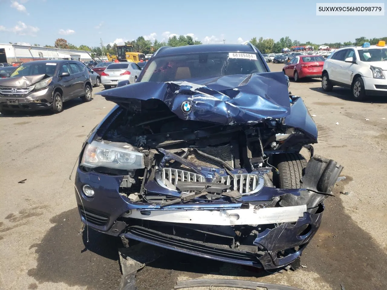 2017 BMW X3 xDrive28I VIN: 5UXWX9C56H0D98779 Lot: 68189484