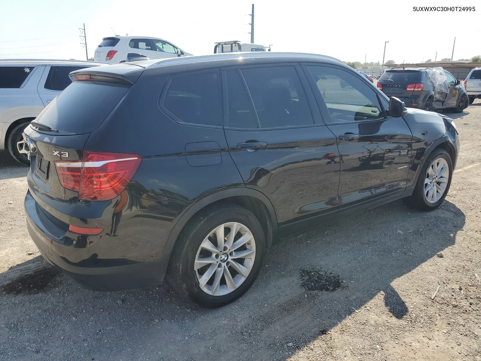 2017 BMW X3 xDrive28I VIN: 5UXWX9C30H0T24995 Lot: 68238914