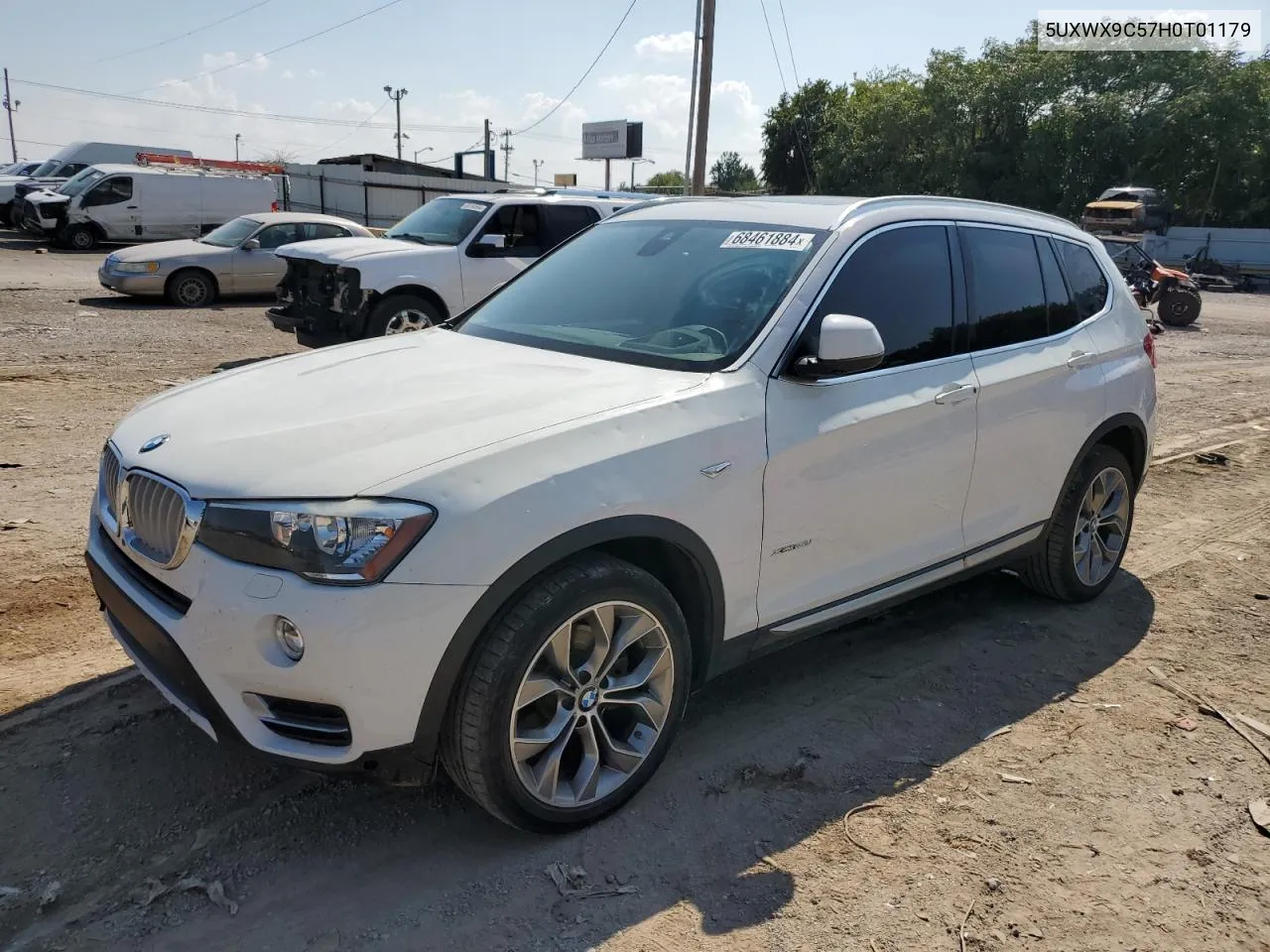 2017 BMW X3 xDrive28I VIN: 5UXWX9C57H0T01179 Lot: 68461884