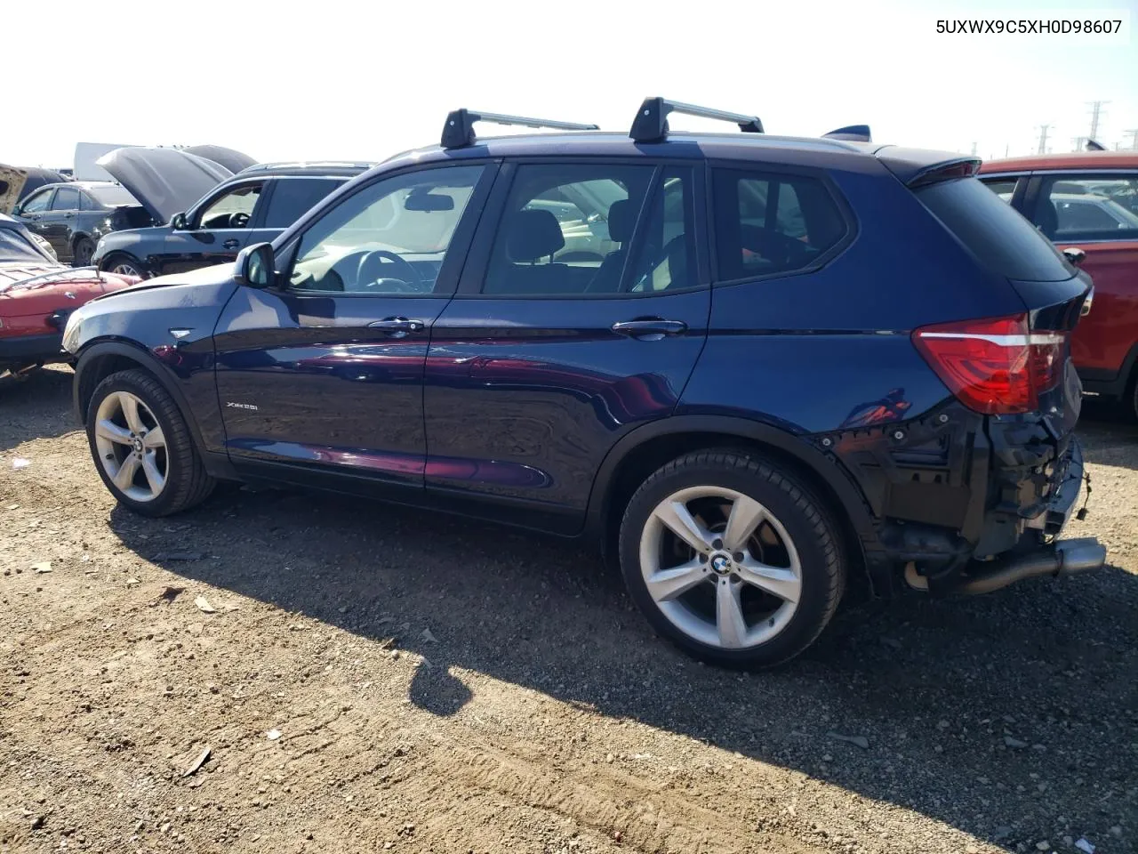 2017 BMW X3 xDrive28I VIN: 5UXWX9C5XH0D98607 Lot: 69830534