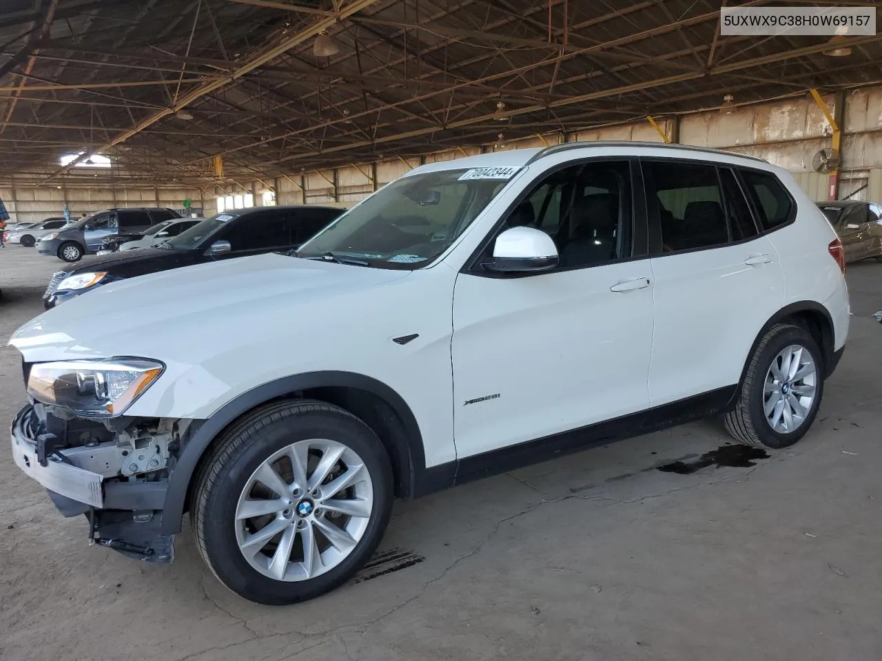 2017 BMW X3 xDrive28I VIN: 5UXWX9C38H0W69157 Lot: 70042344