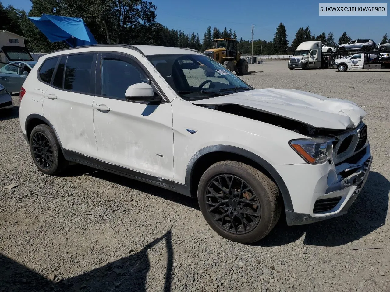 2017 BMW X3 xDrive28I VIN: 5UXWX9C38H0W68980 Lot: 70146064