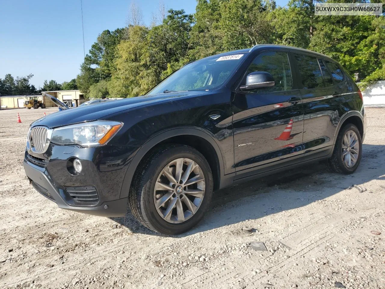 2017 BMW X3 xDrive28I VIN: 5UXWX9C33H0W68627 Lot: 70537814