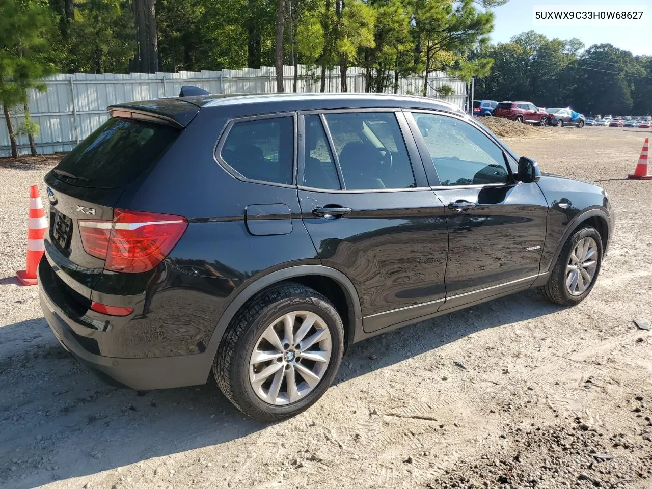 2017 BMW X3 xDrive28I VIN: 5UXWX9C33H0W68627 Lot: 70537814