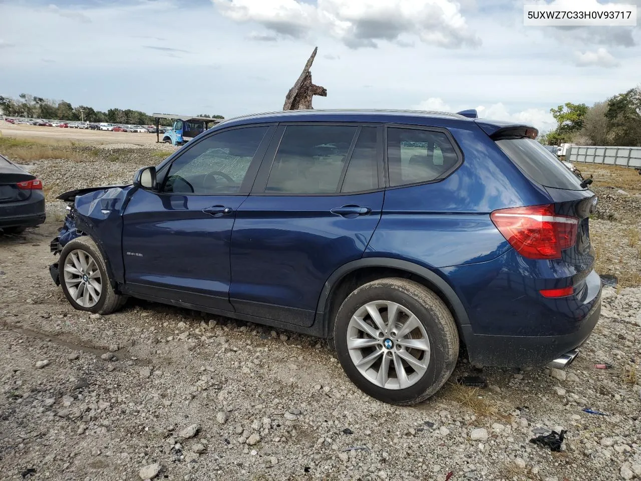 2017 BMW X3 Sdrive28I VIN: 5UXWZ7C33H0V93717 Lot: 70710034