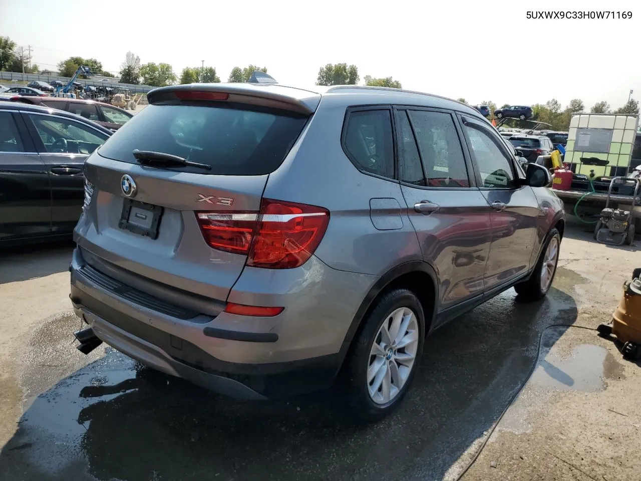 2017 BMW X3 xDrive28I VIN: 5UXWX9C33H0W71169 Lot: 70817974