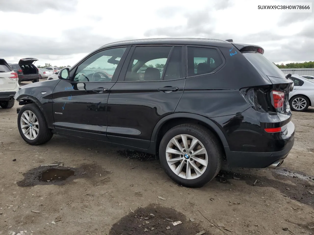 2017 BMW X3 xDrive28I VIN: 5UXWX9C38H0W78666 Lot: 71154864