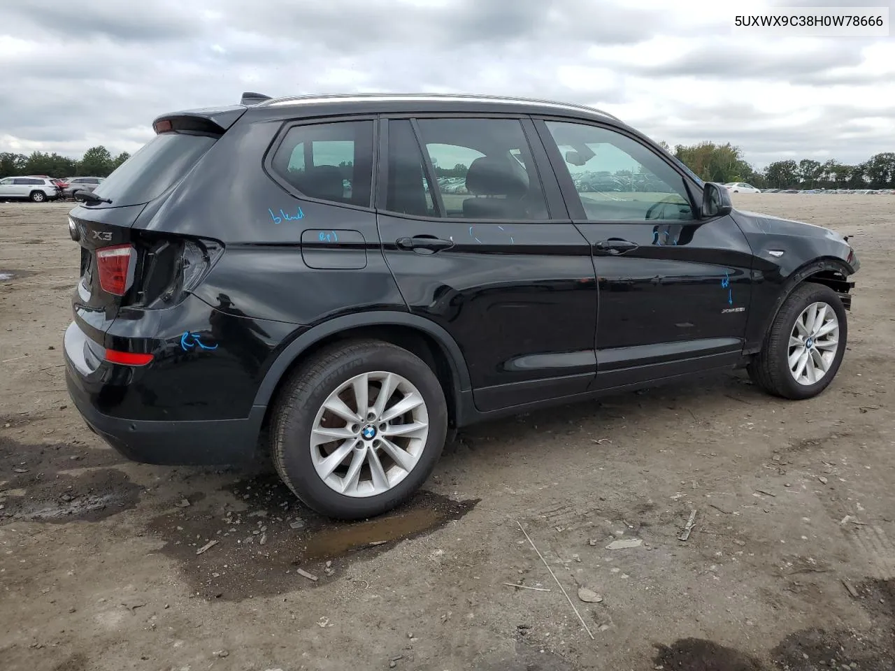 2017 BMW X3 xDrive28I VIN: 5UXWX9C38H0W78666 Lot: 71154864