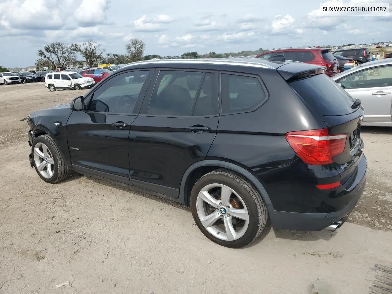 2017 BMW X3 xDrive35I VIN: 5UXWX7C55H0U41087 Lot: 71168804